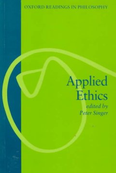 Applied ethics  Cover Image
